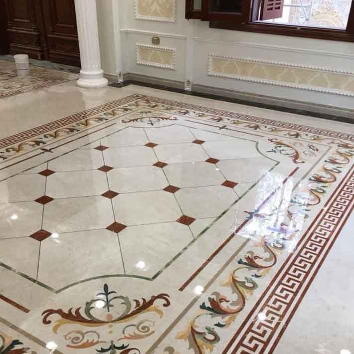 mẫu nền nhà dá marble hoa văn đep